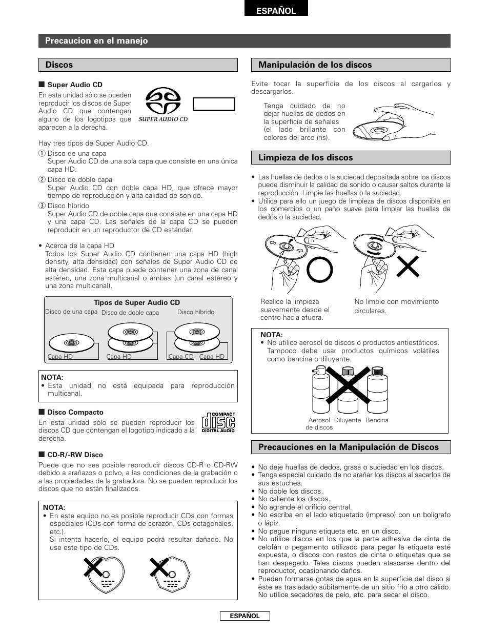 Stereo | Denon DCD-2000AE User Manual | Page 55 / 90