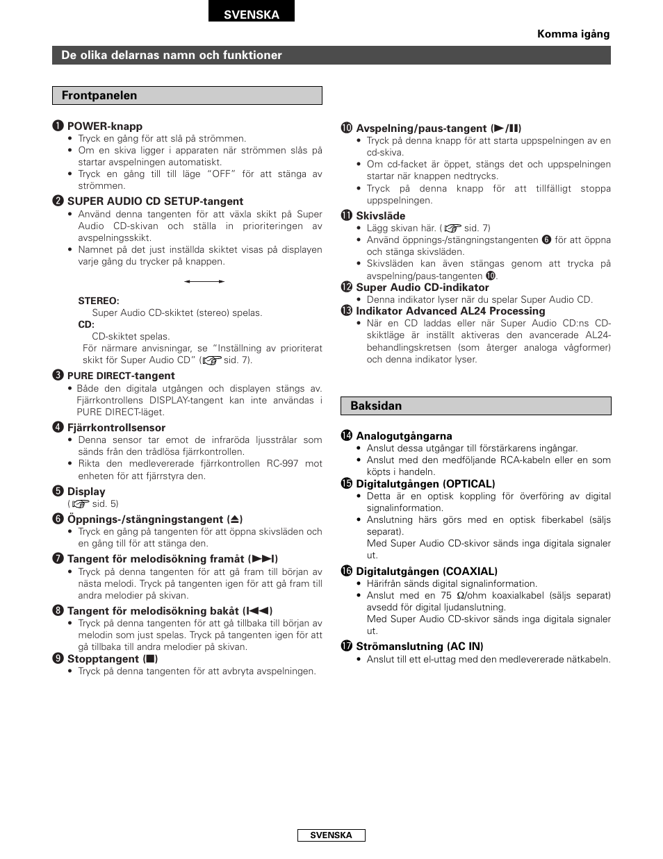 Denon DCD-2000AE User Manual | Page 81 / 90