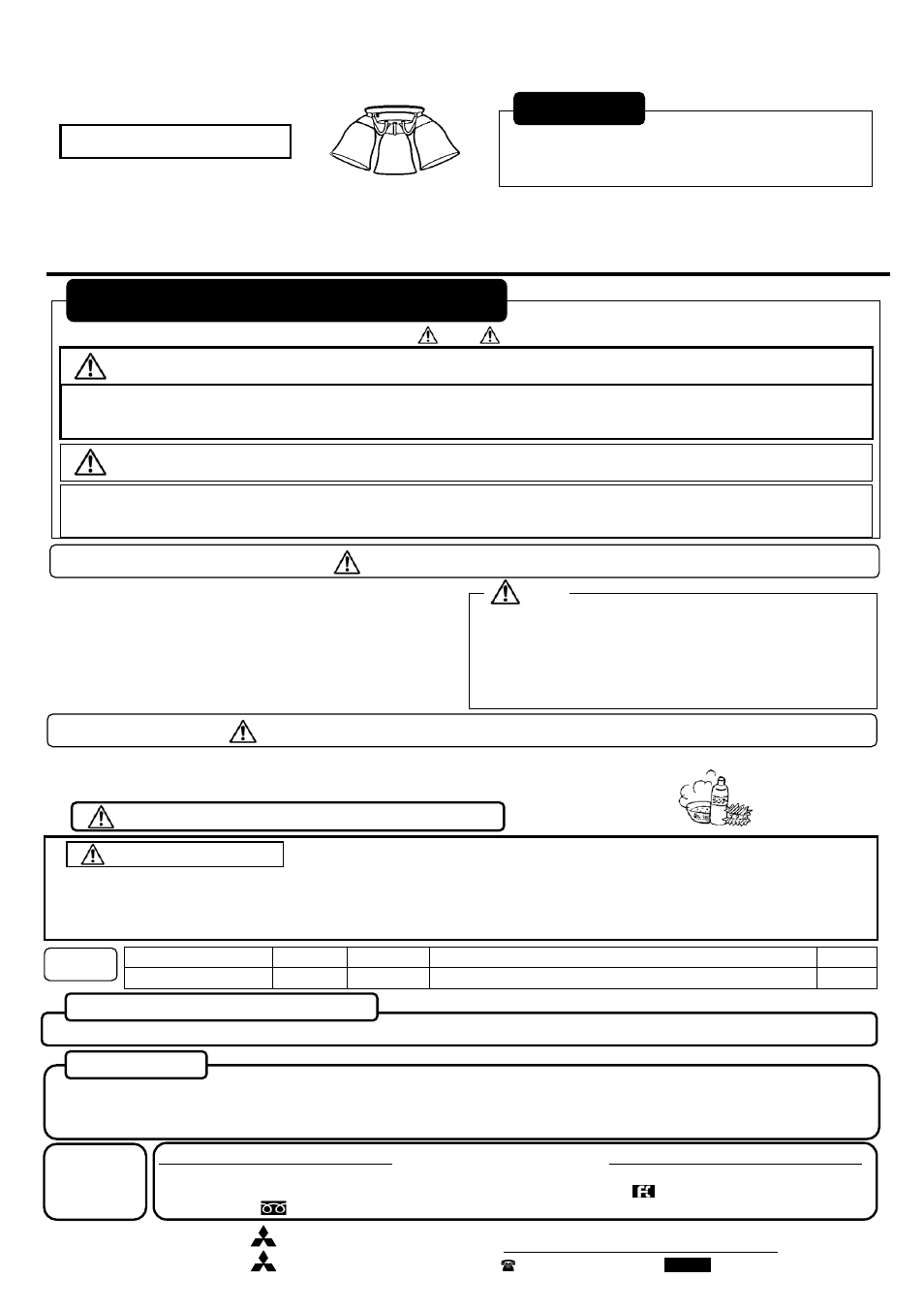 MITSUBISHI ELECTRIC LKF5133EL User Manual | 2 pages