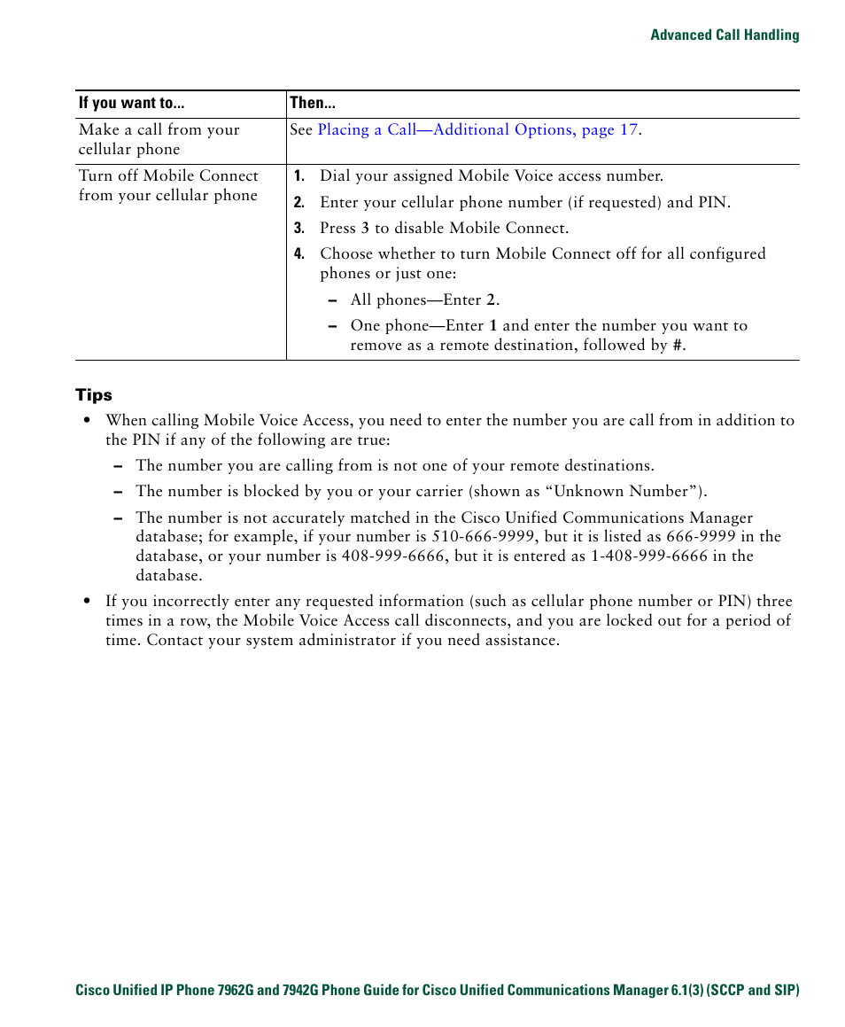 Cisco IP Phone 7942G User Manual | Page 55 / 98