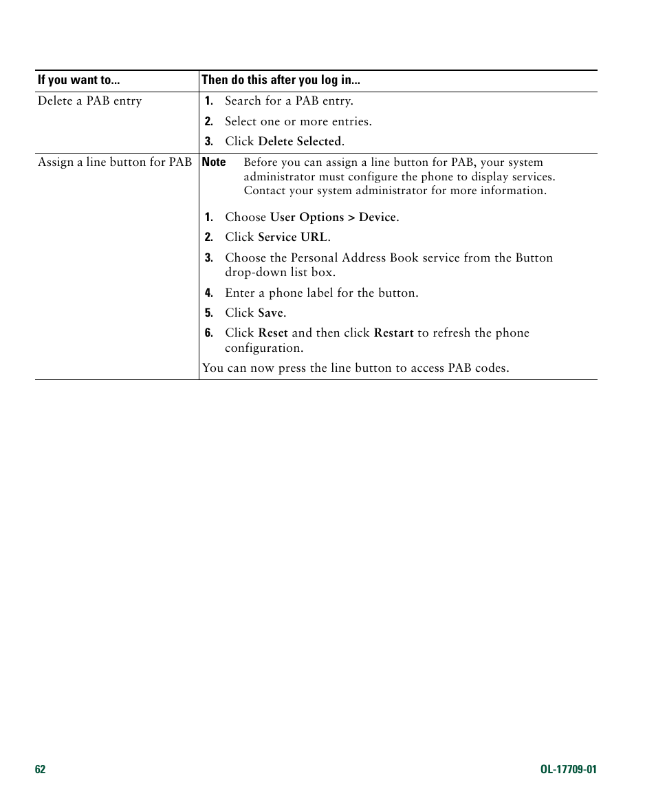 Cisco IP Phone 7942G User Manual | Page 70 / 98