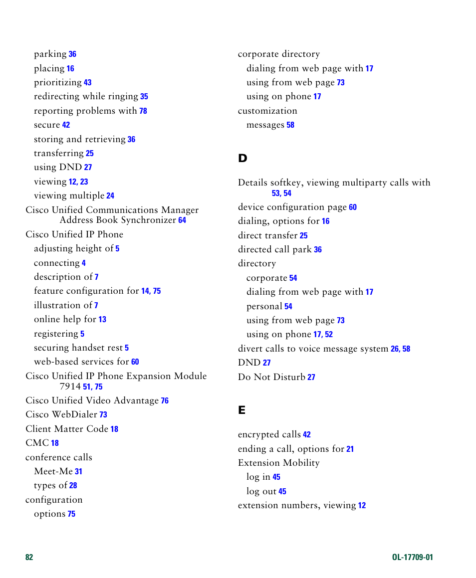 Cisco IP Phone 7942G User Manual | Page 90 / 98