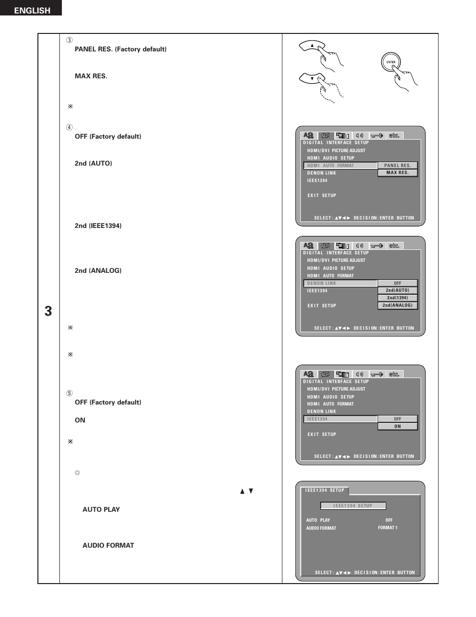 English | Denon DVD-5910 User Manual | Page 36 / 86