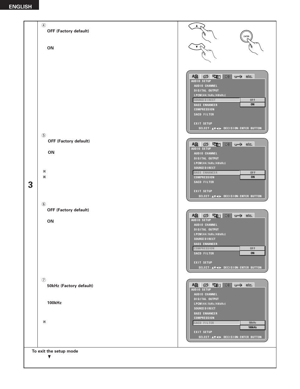 English | Denon DVD-5910 User Manual | Page 44 / 86