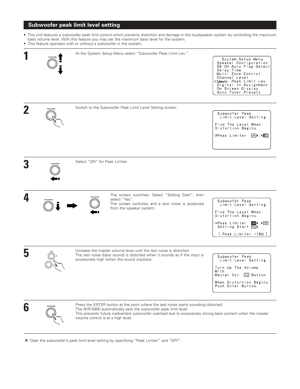 Denon AVR-5800 User Manual | Page 27 / 67