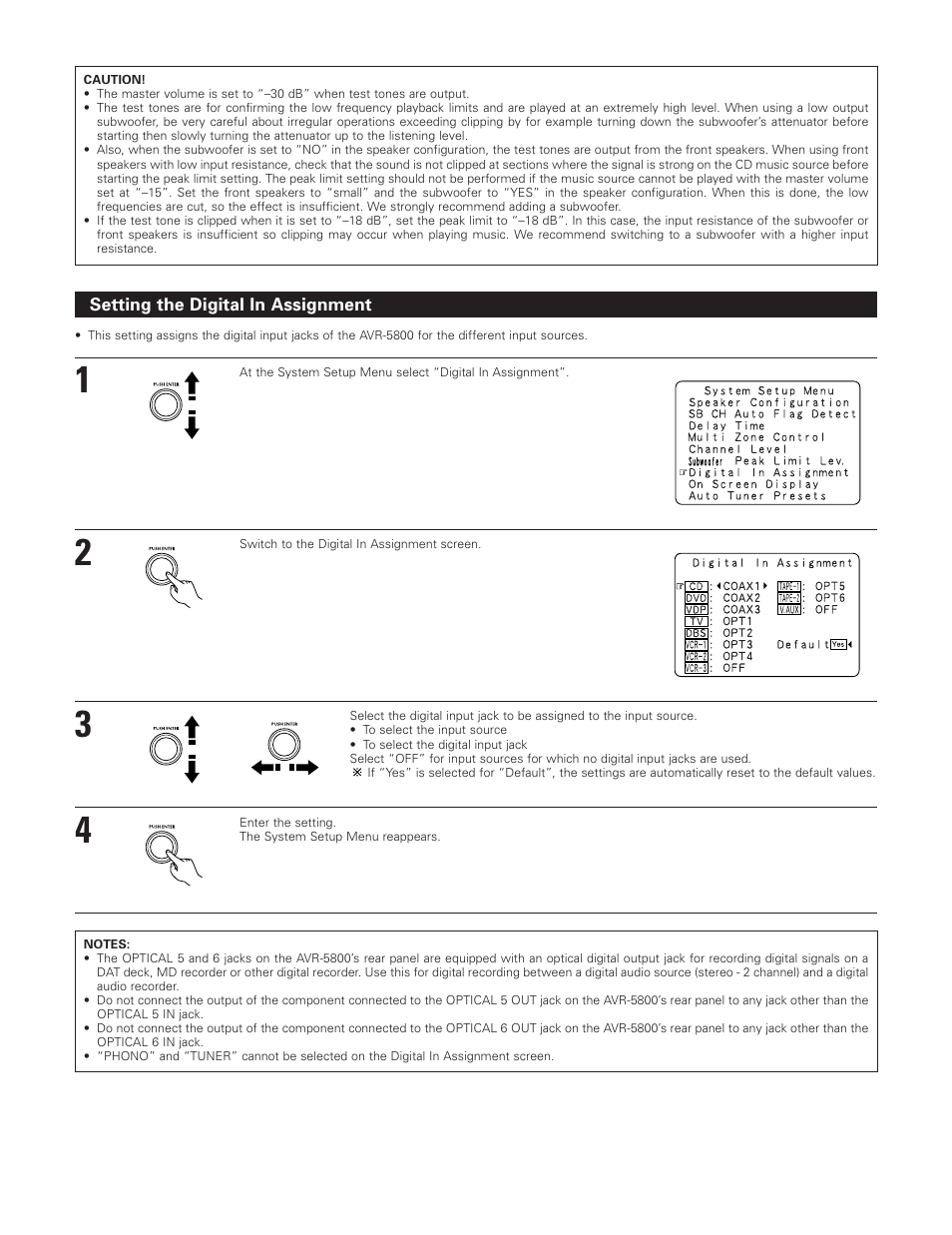 Denon AVR-5800 User Manual | Page 28 / 67