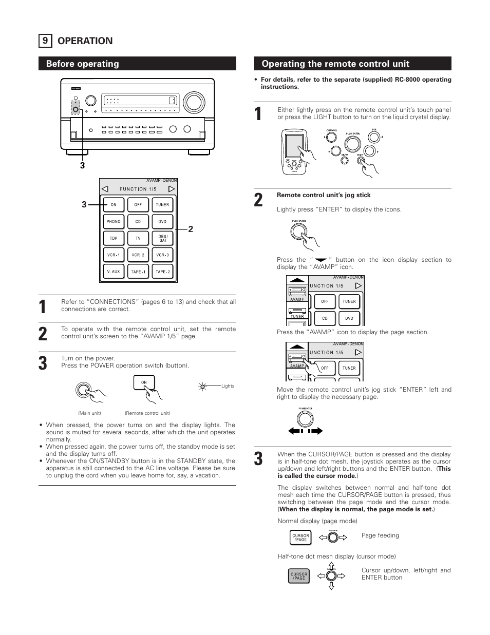 Denon AVR-5800 User Manual | Page 32 / 67