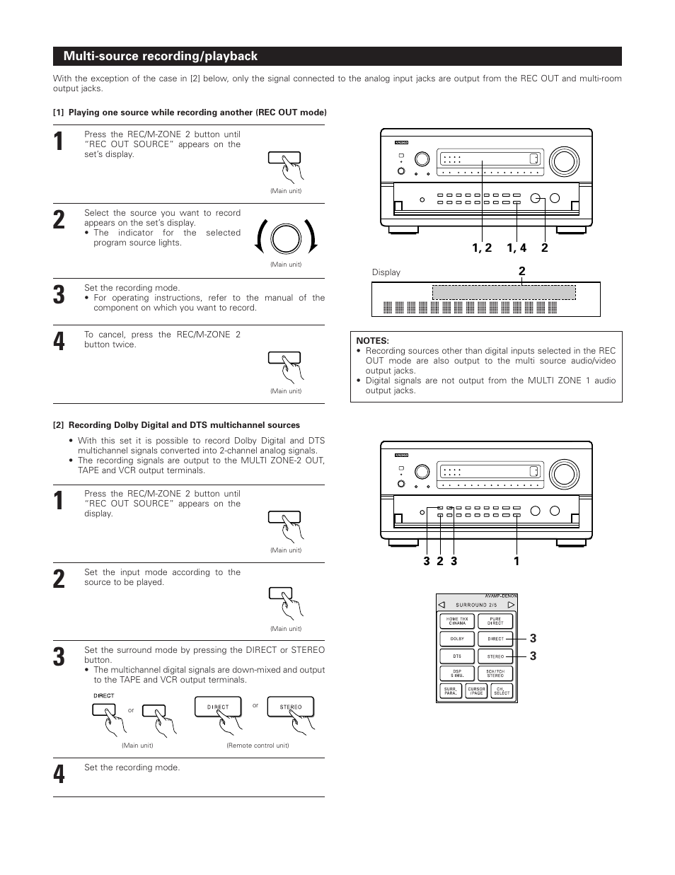 Denon AVR-5800 User Manual | Page 36 / 67