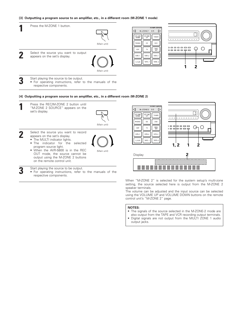 Denon AVR-5800 User Manual | Page 37 / 67