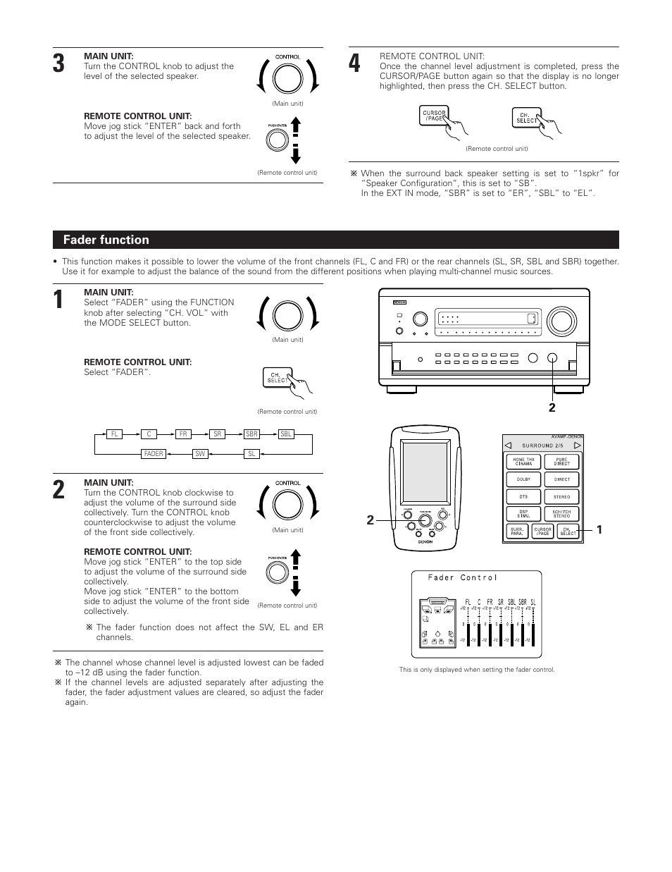 Denon AVR-5800 User Manual | Page 43 / 67