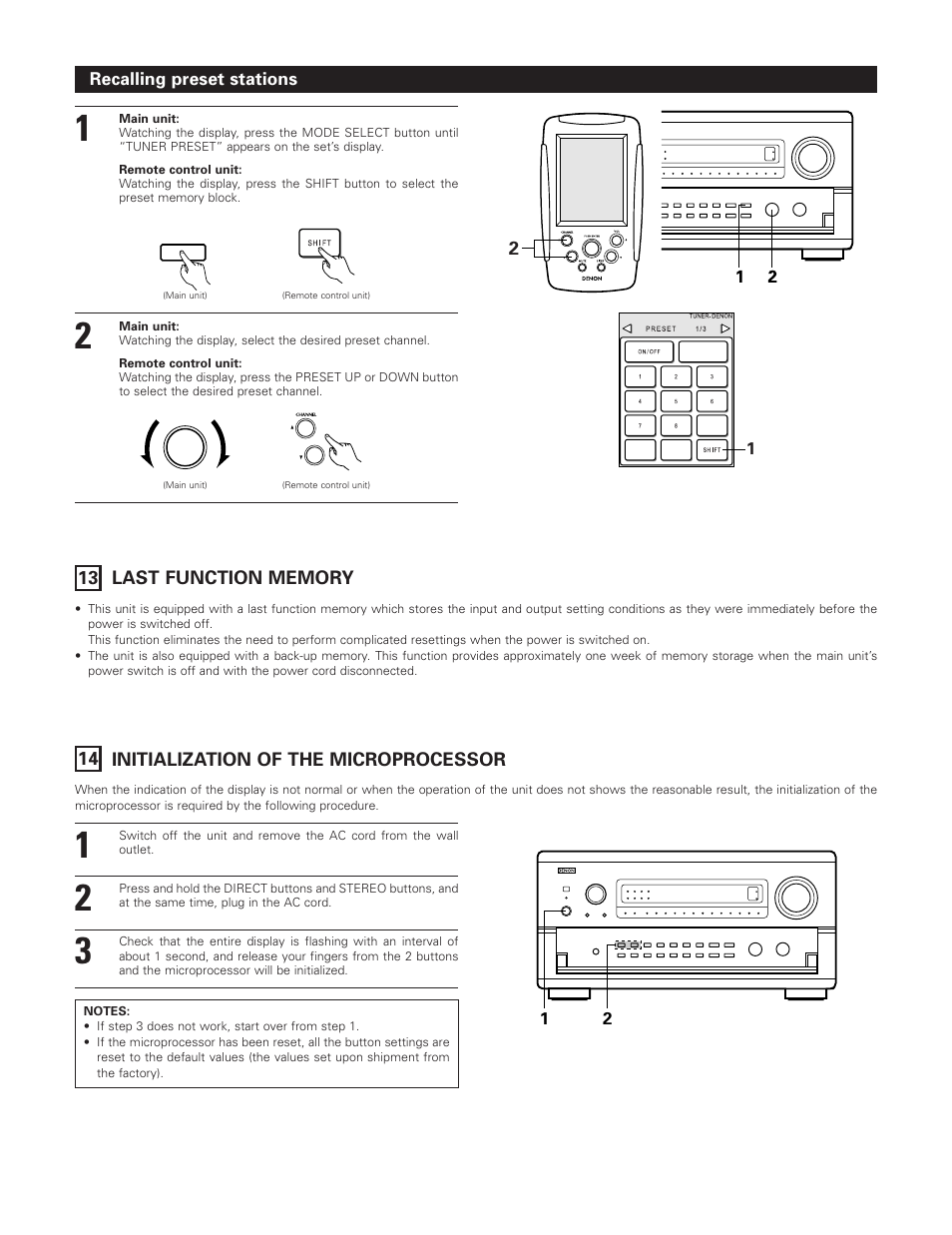 Denon AVR-5800 User Manual | Page 54 / 67