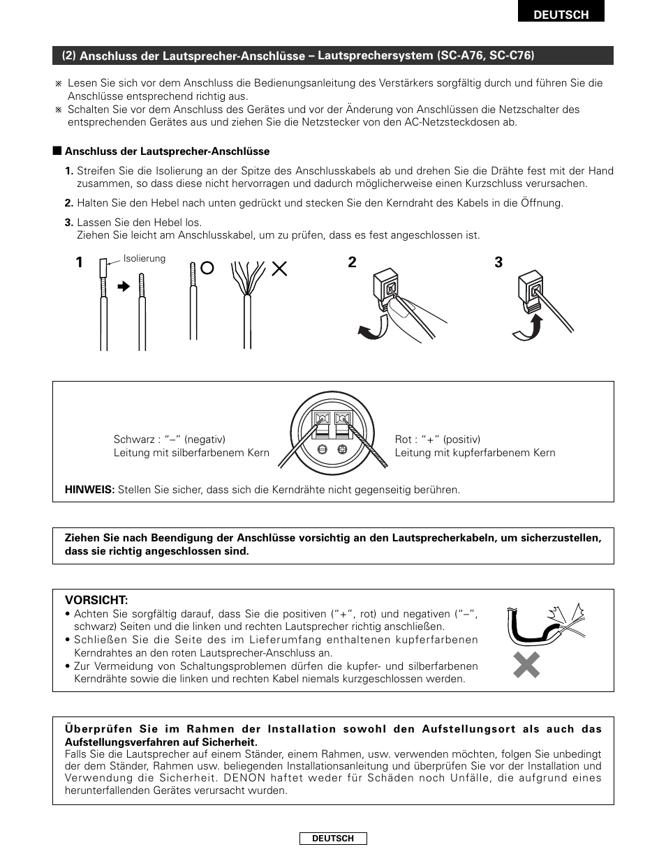 Denon SYS-76HT User Manual | Page 23 / 79