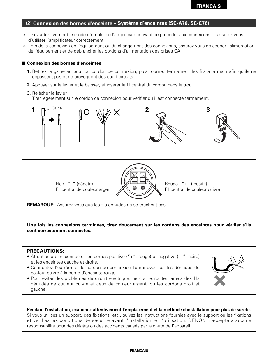 Denon SYS-76HT User Manual | Page 33 / 79