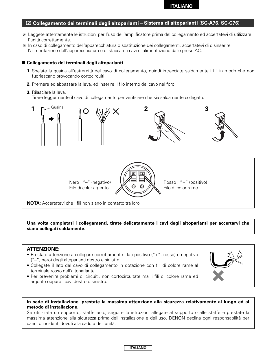 Denon SYS-76HT User Manual | Page 43 / 79
