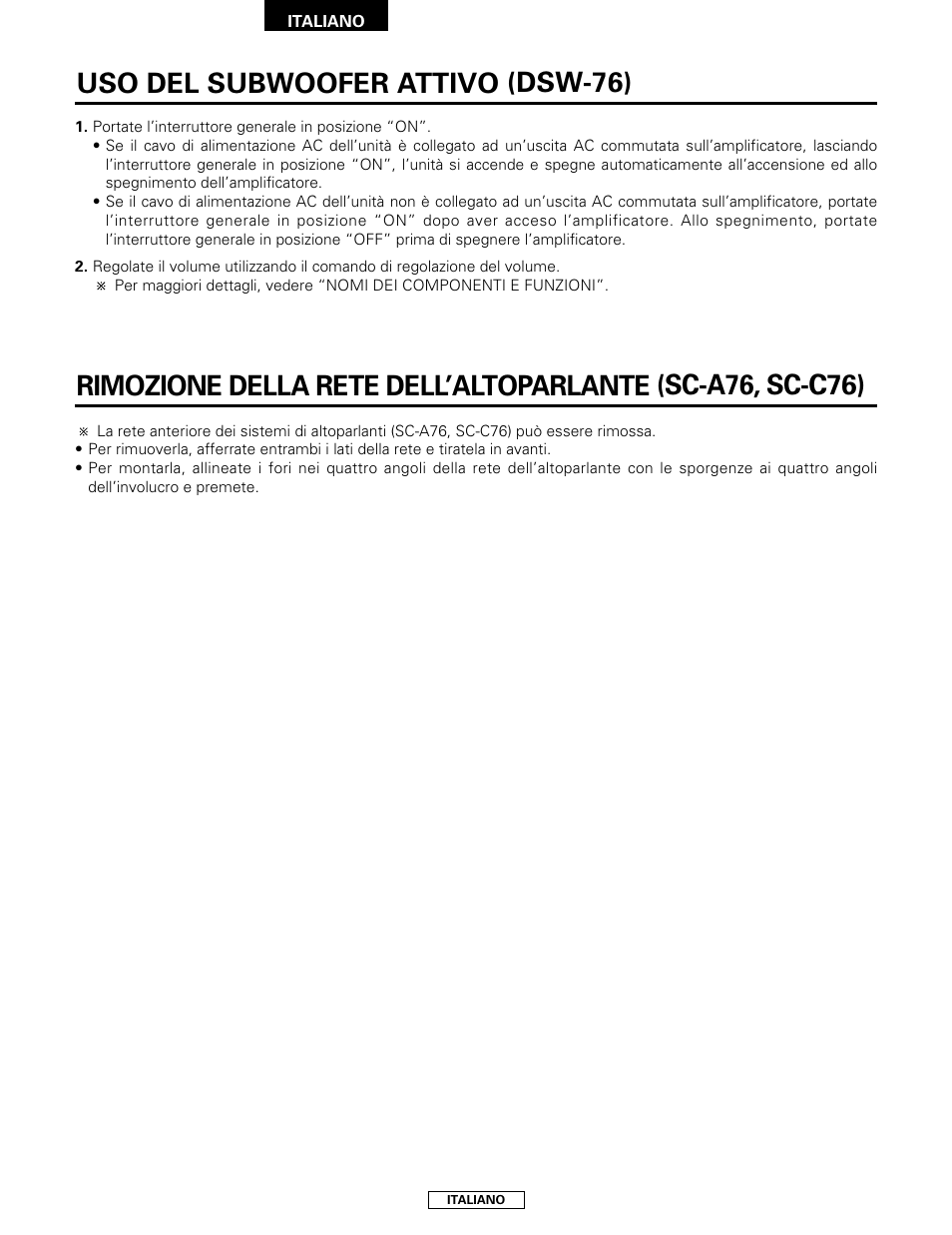 Denon SYS-76HT User Manual | Page 44 / 79