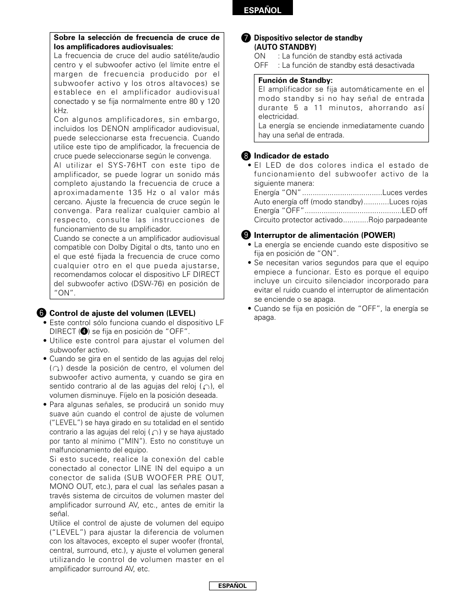 Denon SYS-76HT User Manual | Page 51 / 79