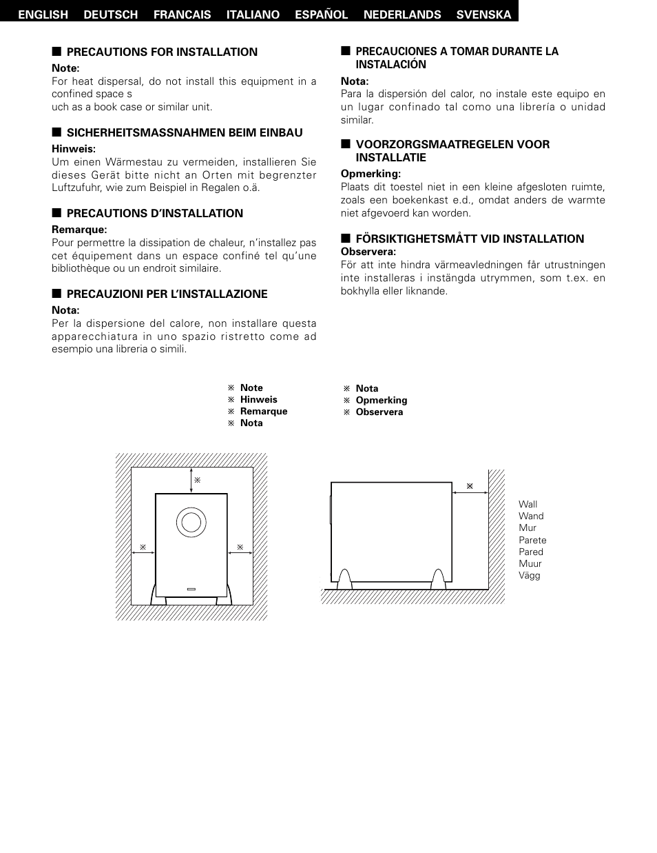 Denon SYS-76HT User Manual | Page 6 / 79