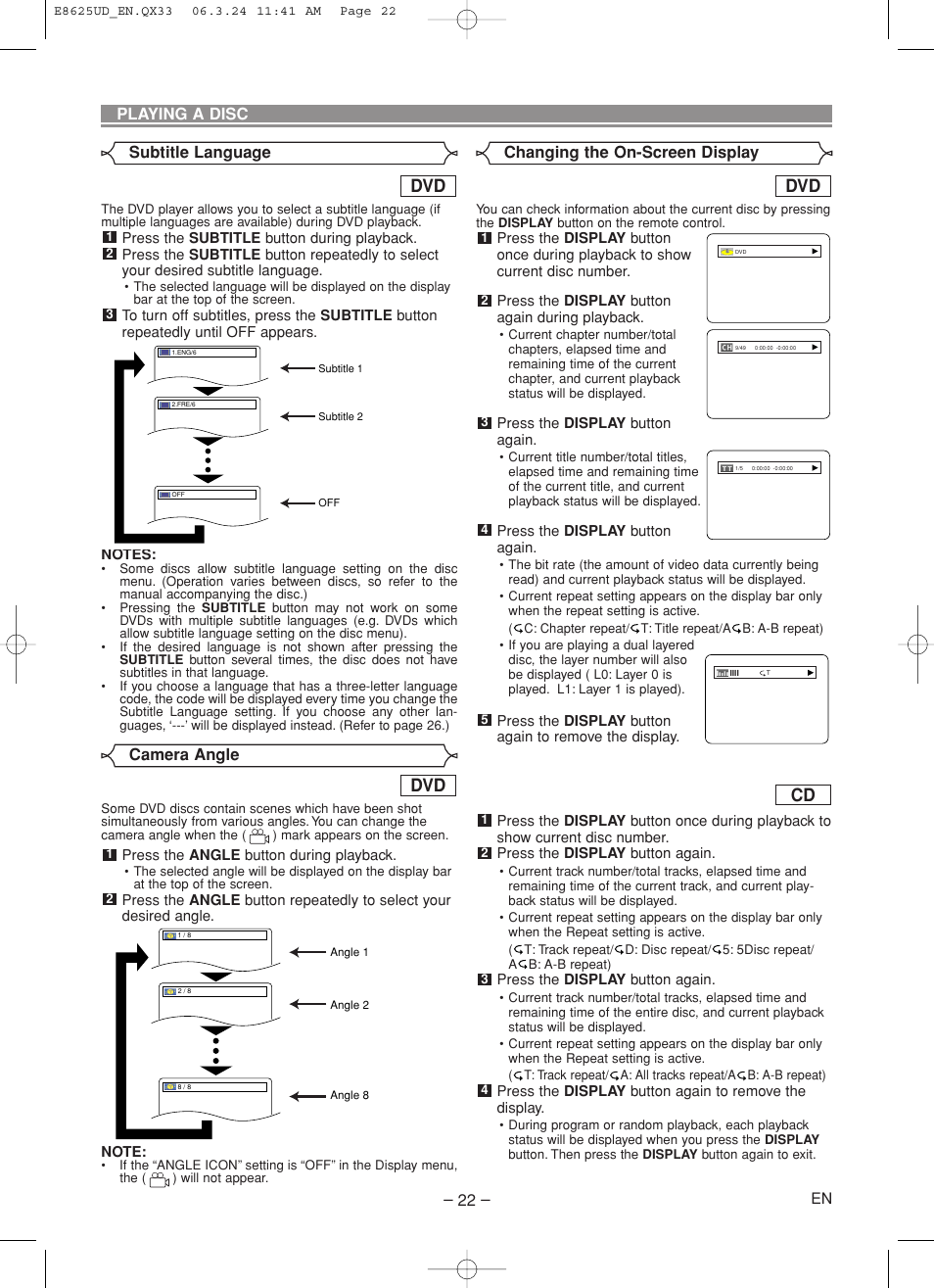 Denon DVM-1835 User Manual | Page 22 / 32