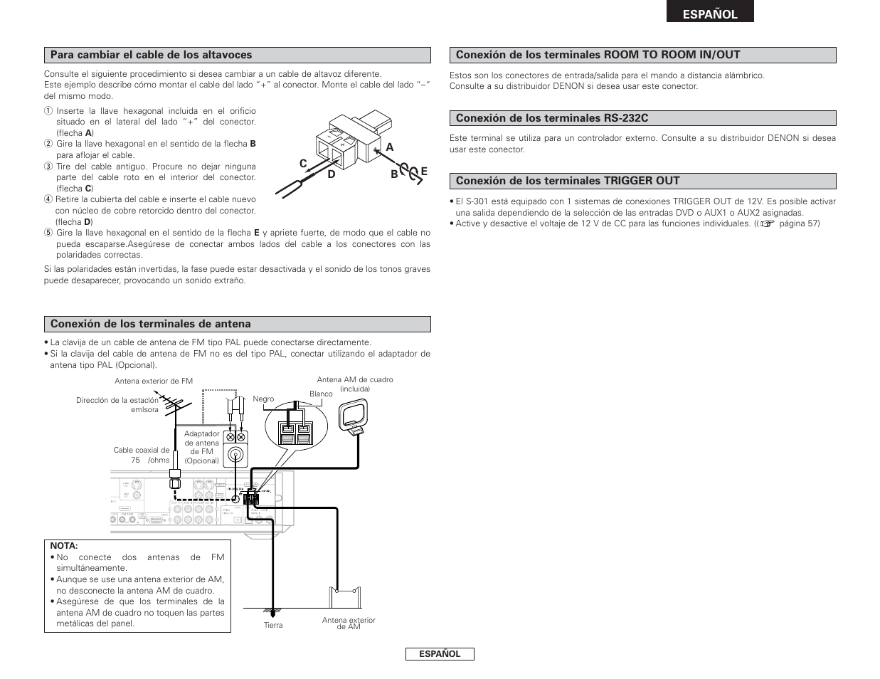 Denon S-301 User Manual | Page 91 / 148