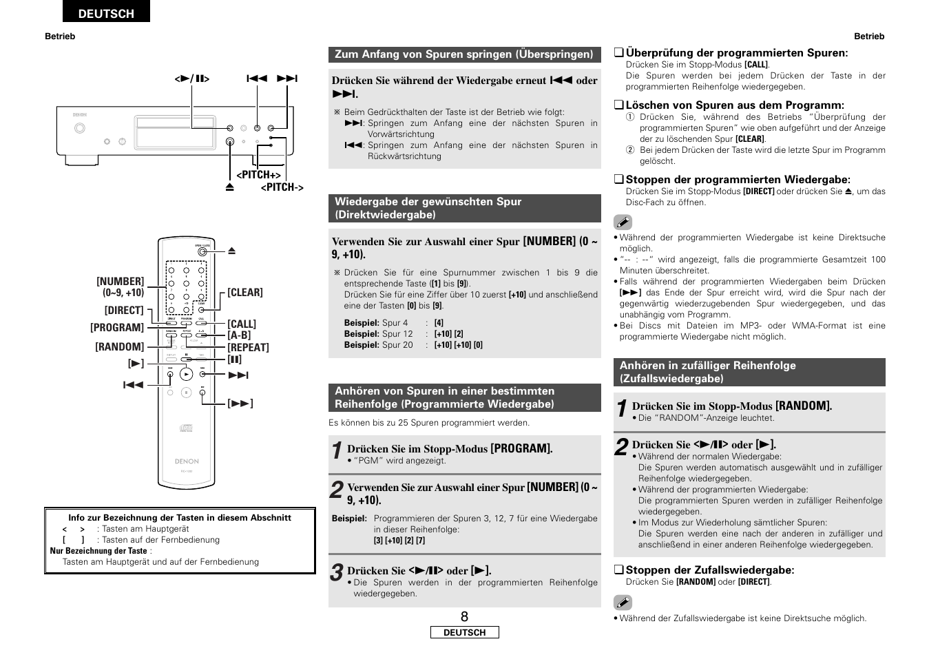 Denon DCD-700AE User Manual | Page 26 / 104