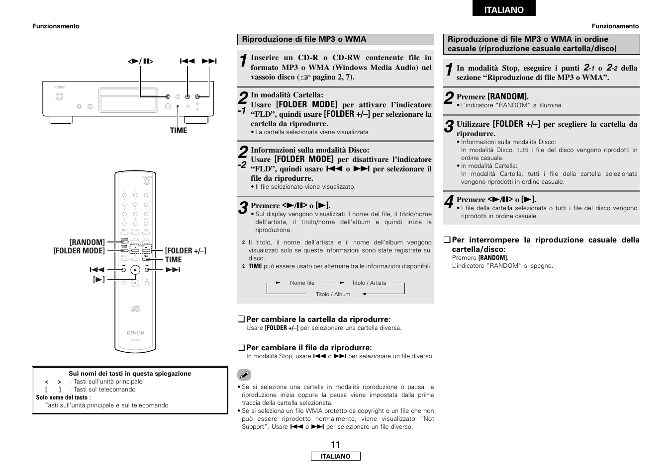 Denon DCD-700AE User Manual | Page 57 / 104