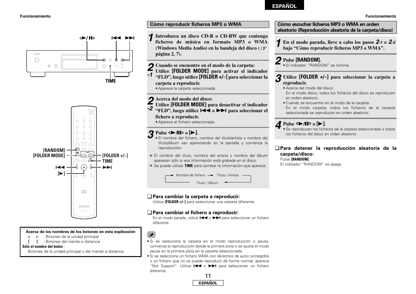 Denon DCD-700AE User Manual | Page 71 / 104