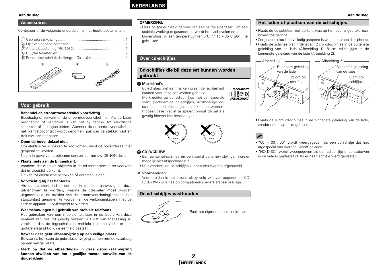 Denon DCD-700AE User Manual | Page 76 / 104