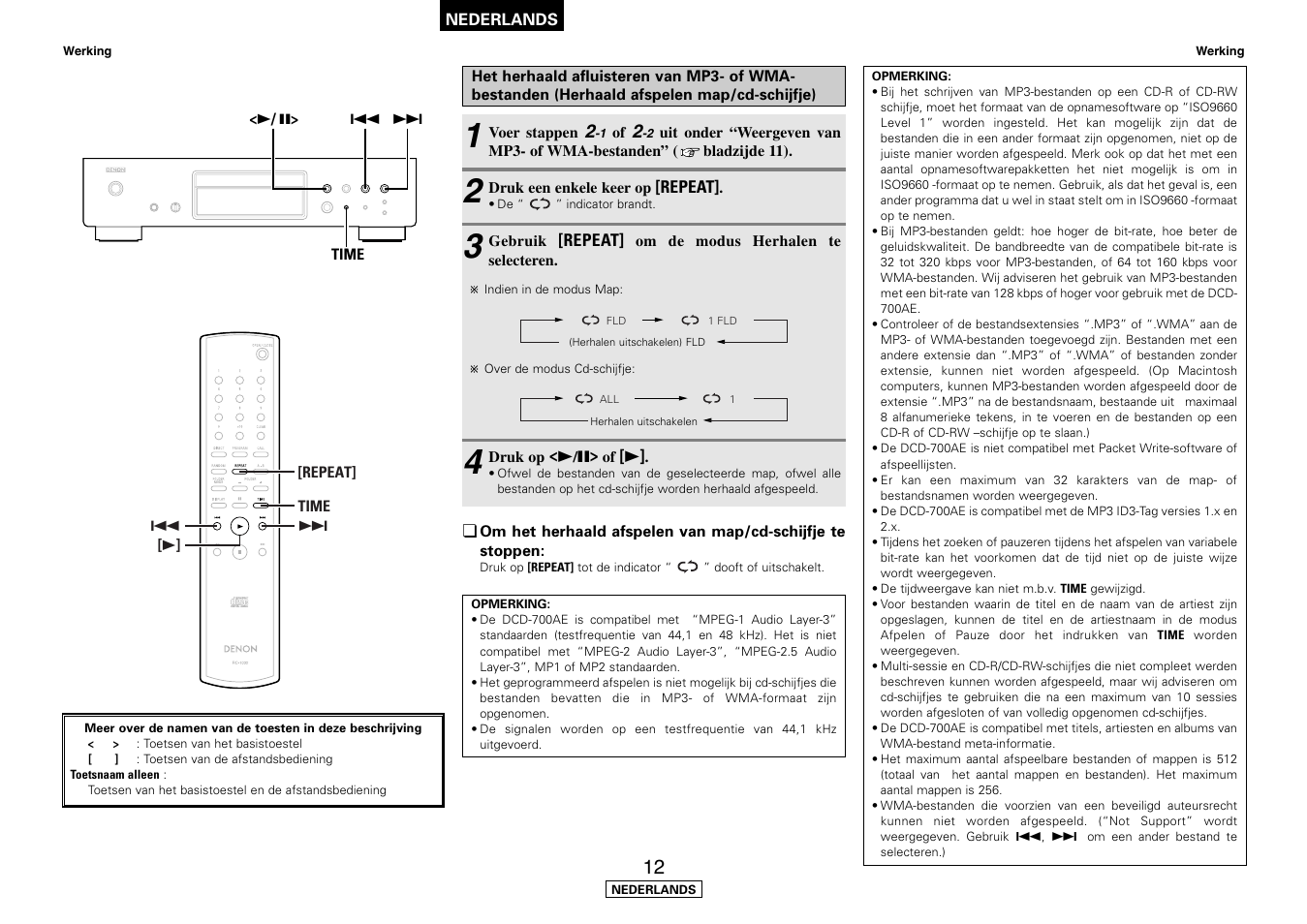 Denon DCD-700AE User Manual | Page 86 / 104