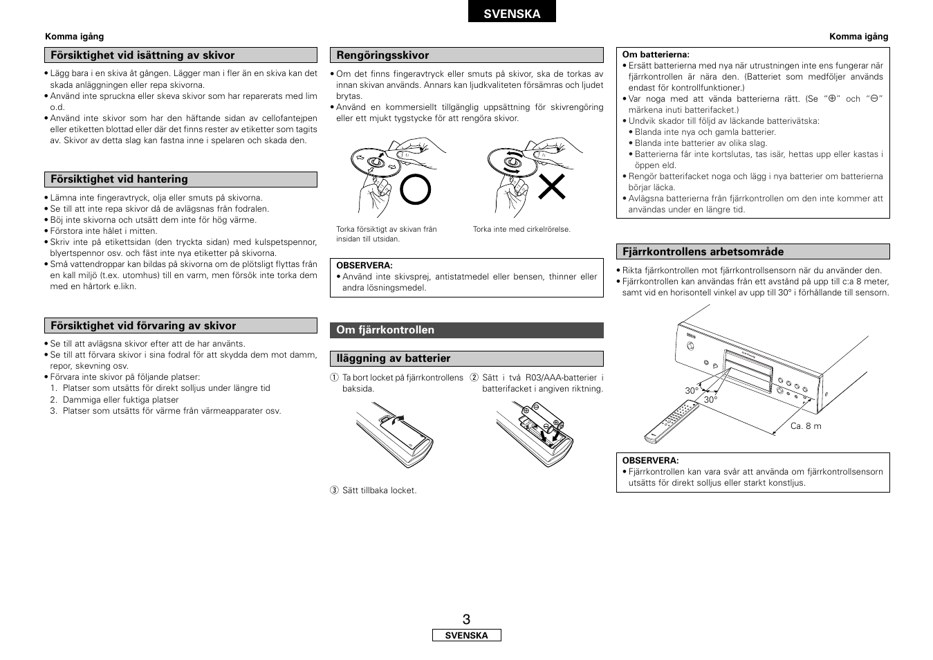 Denon DCD-700AE User Manual | Page 91 / 104