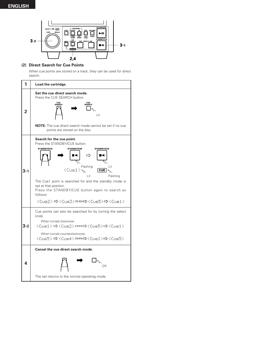 English | Denon DN-M991R User Manual | Page 24 / 41