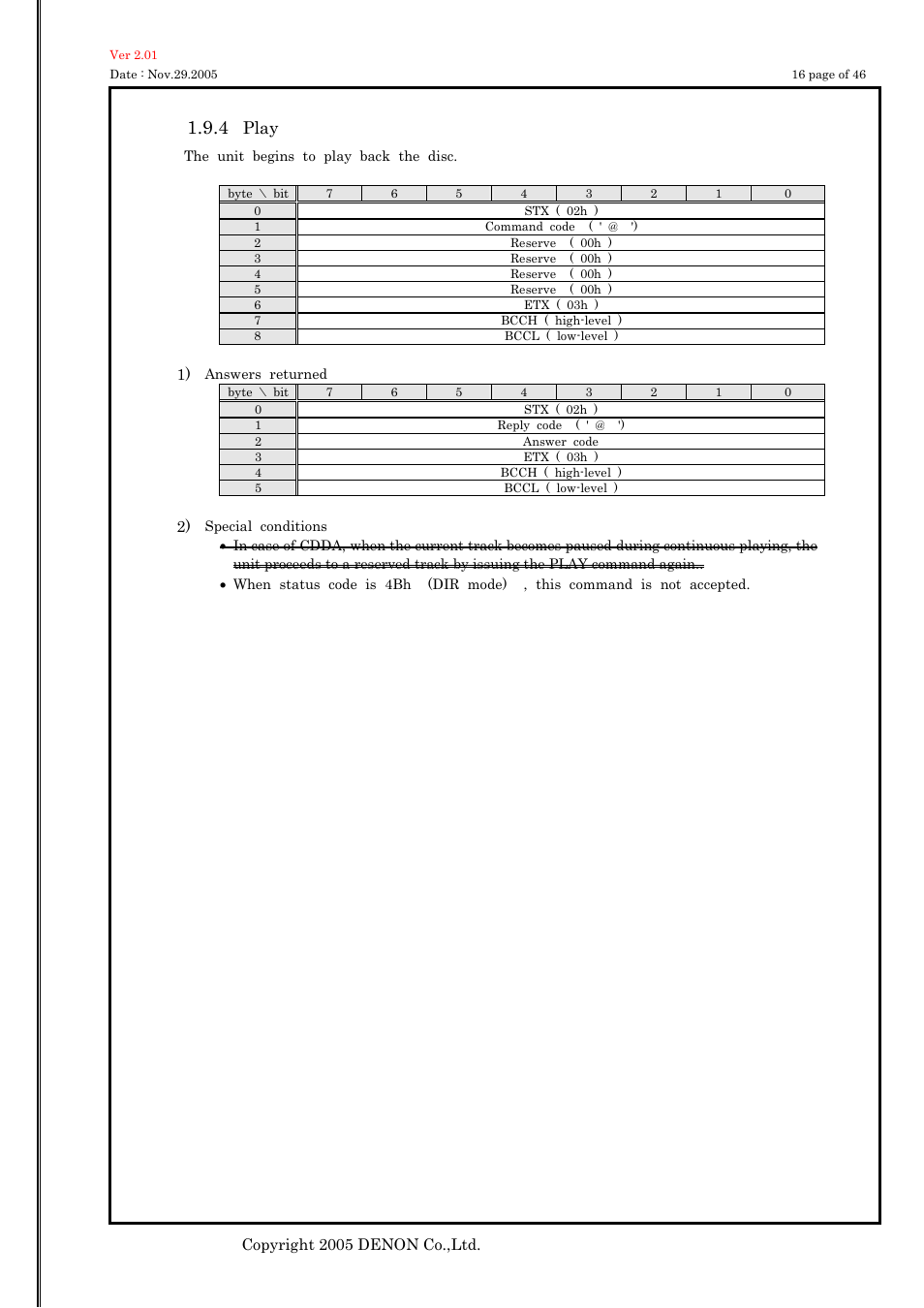 Play | Denon DVD-757 User Manual | Page 16 / 46