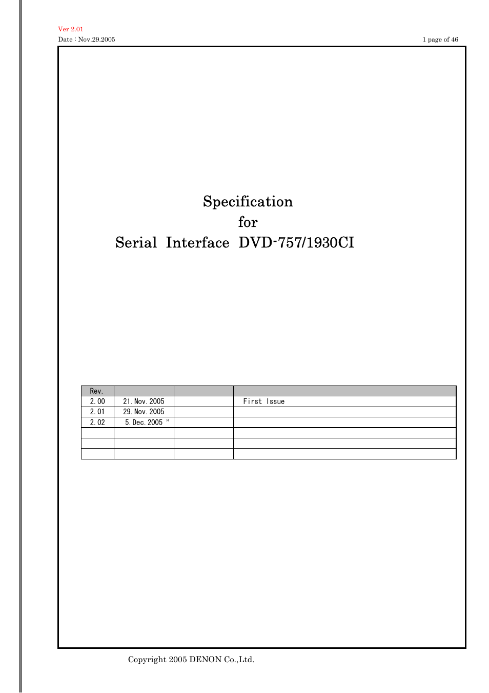 Denon DVD-757 User Manual | Page 7 / 46