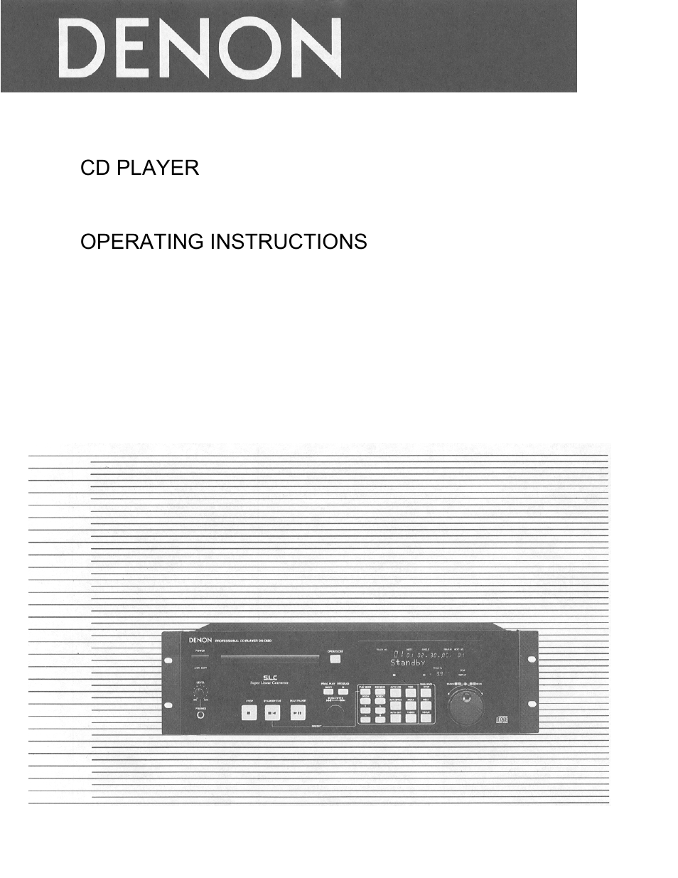 Denon DN-C680 User Manual | 26 pages