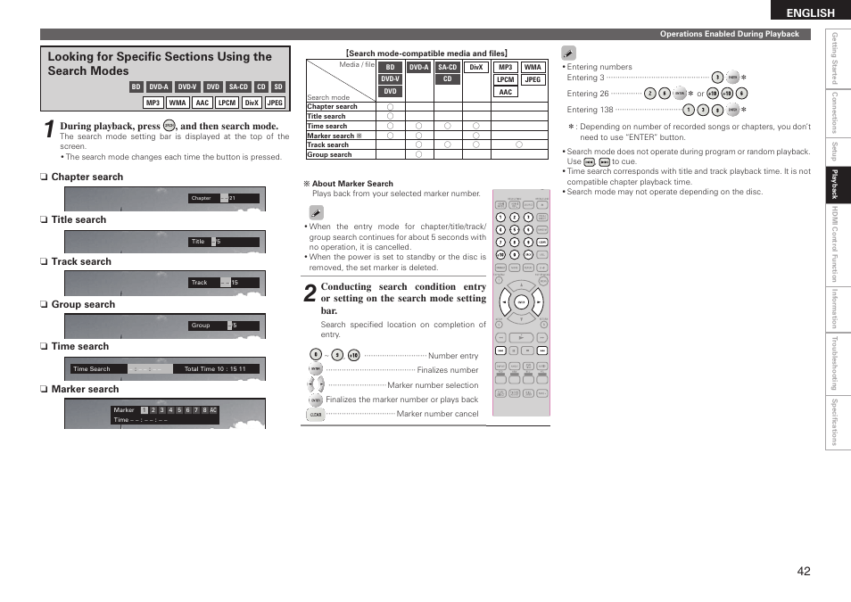 English | Denon DBP 4010UDCI User Manual | Page 45 / 69
