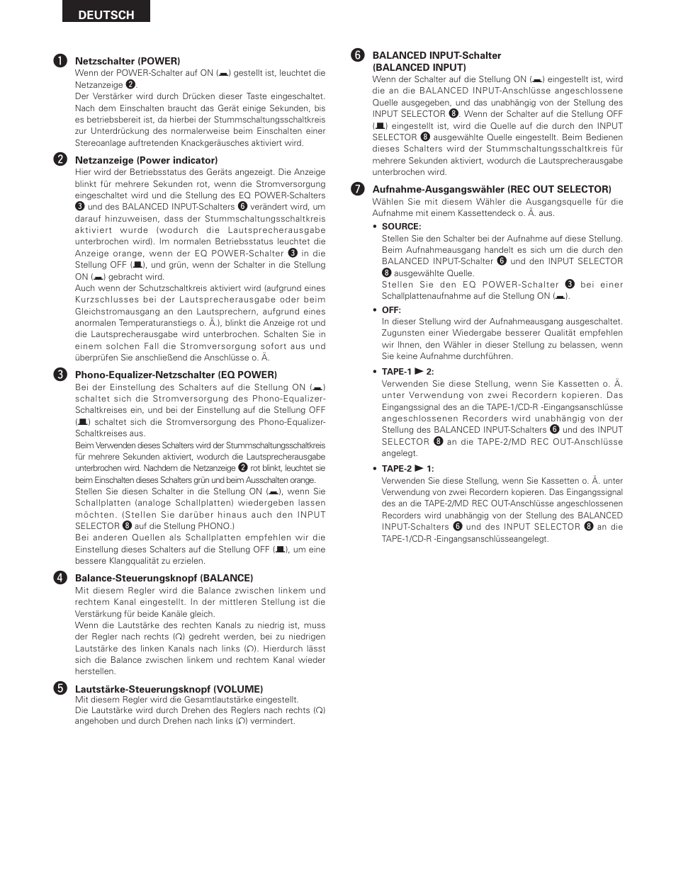 Denon PMA-SA1 User Manual | Page 16 / 76