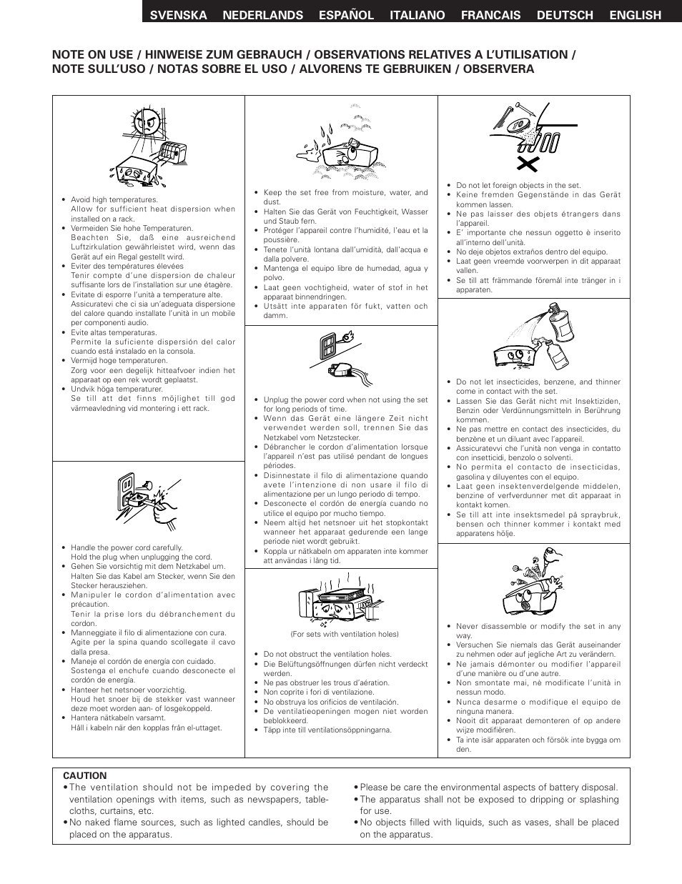 Denon PMA-SA1 User Manual | Page 3 / 76