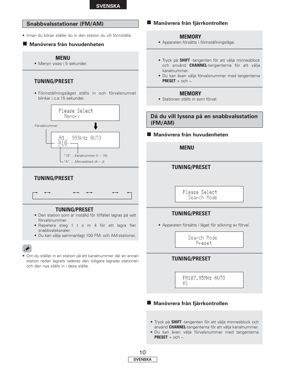 Denon TU-1500AE User Manual | Page 123 / 134