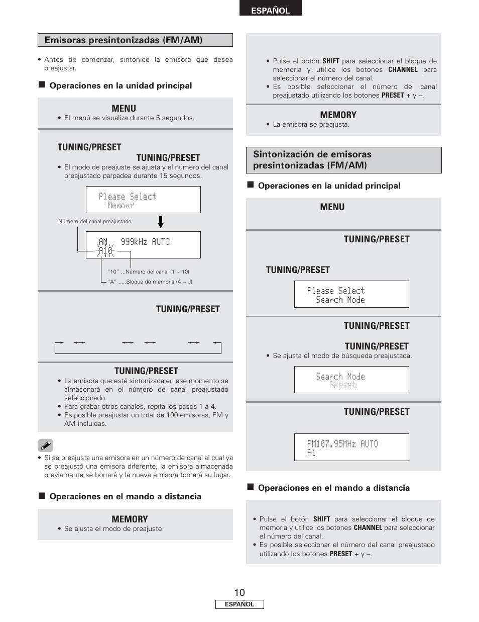 Denon TU-1500AE User Manual | Page 87 / 134