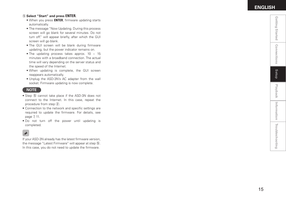 English | Denon ASD-3N User Manual | Page 23 / 35
