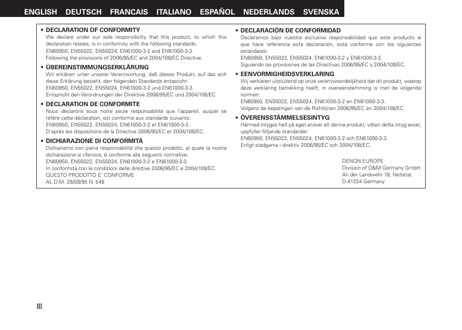Denon ASD-3N User Manual | Page 4 / 35