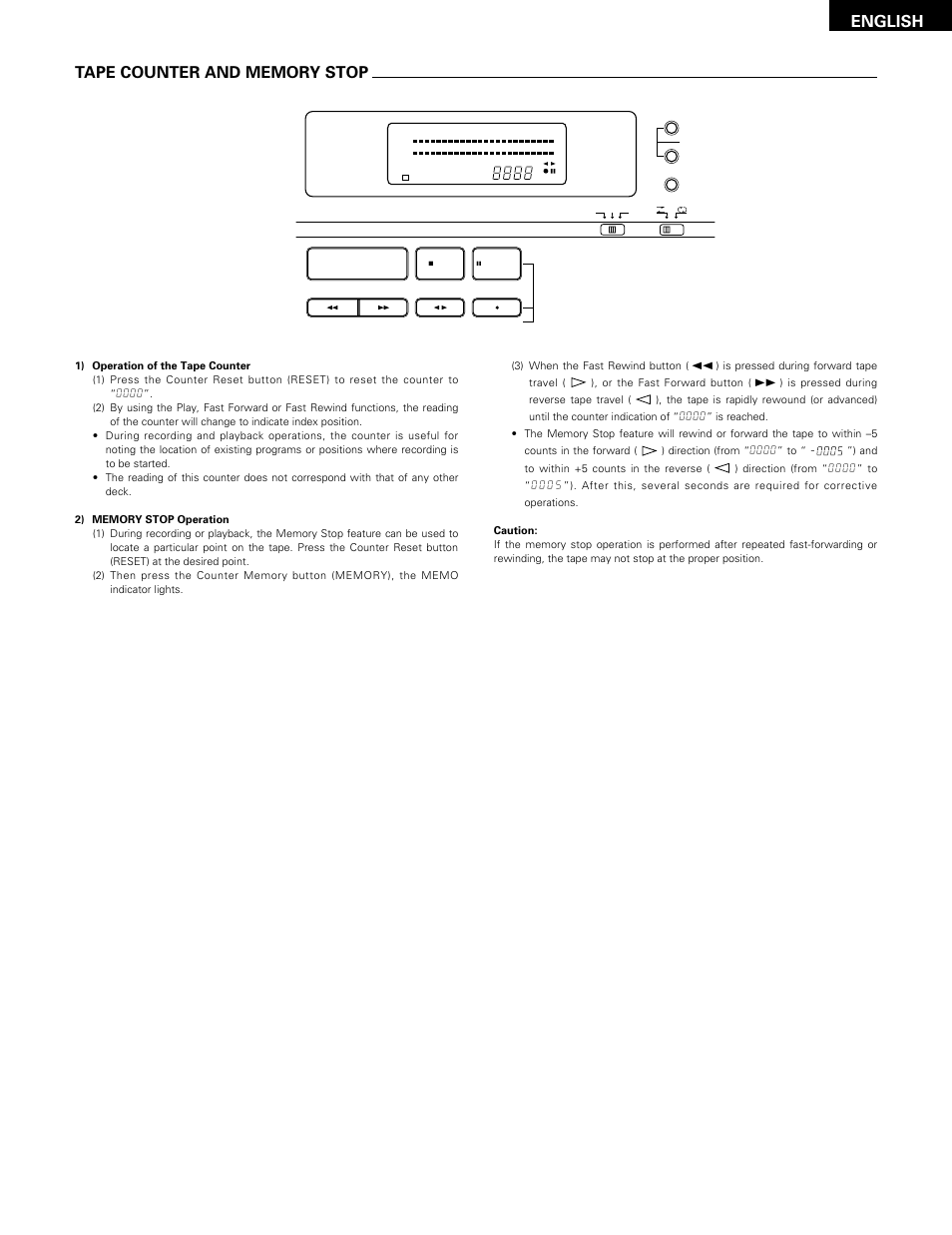 English | Denon DRM-555 User Manual | Page 13 / 22