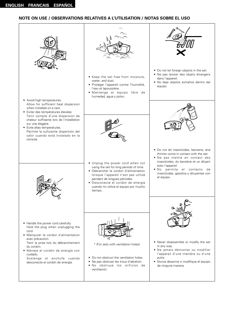 Denon DRM-555 User Manual | Page 4 / 22