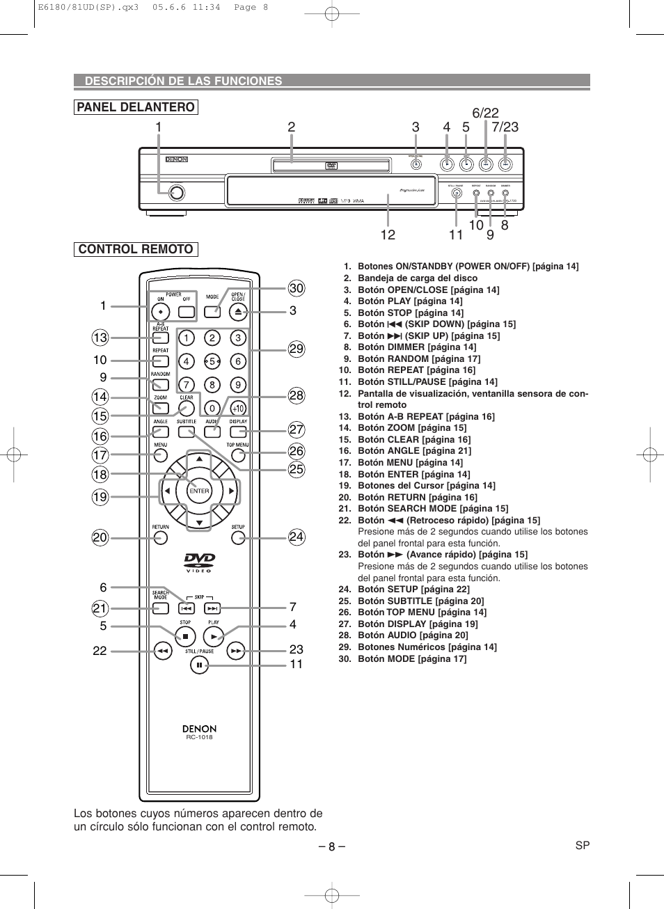 Denon DVD-1720 User Manual | Page 34 / 54