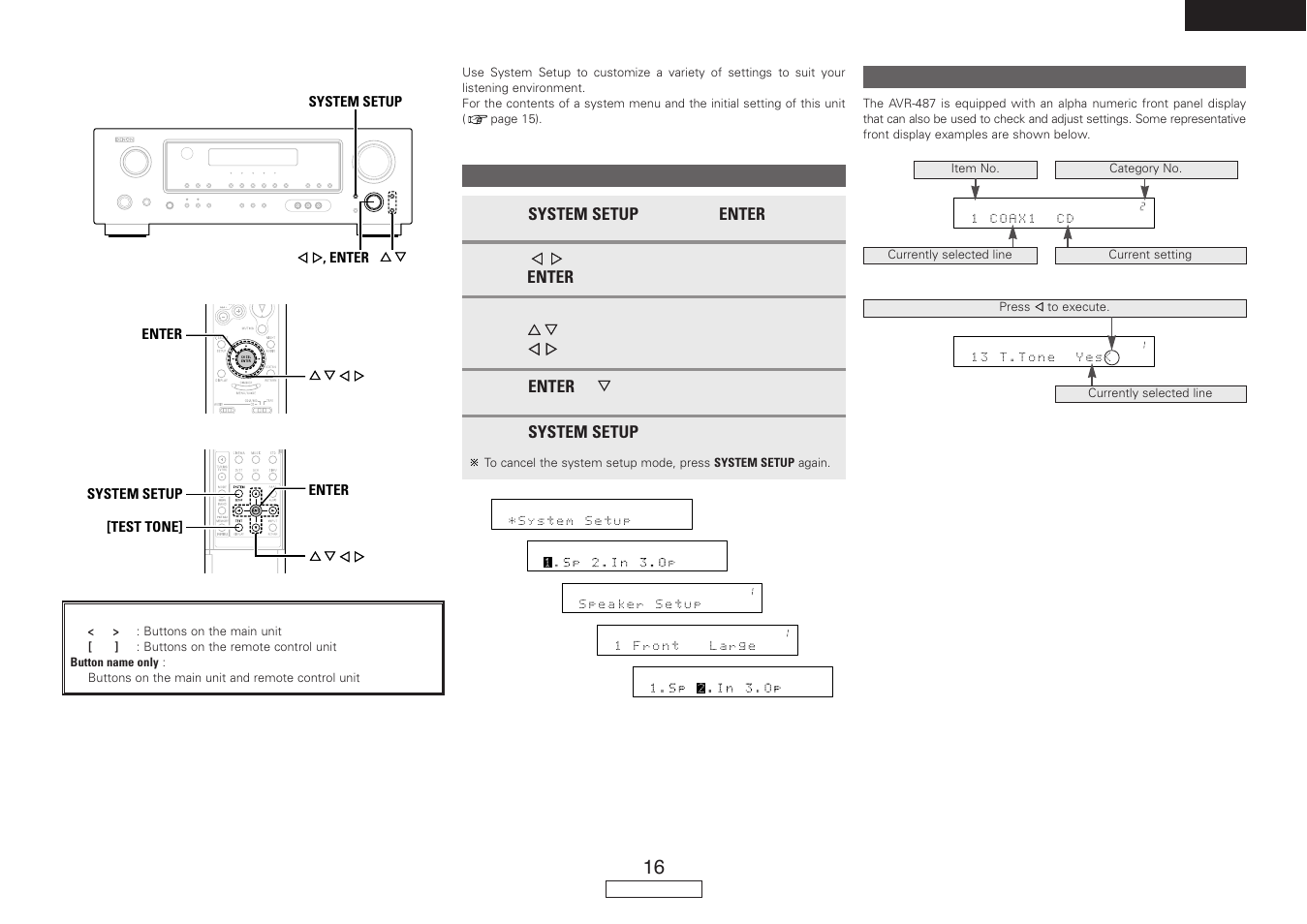 Denon AVR-487 User Manual | Page 19 / 52