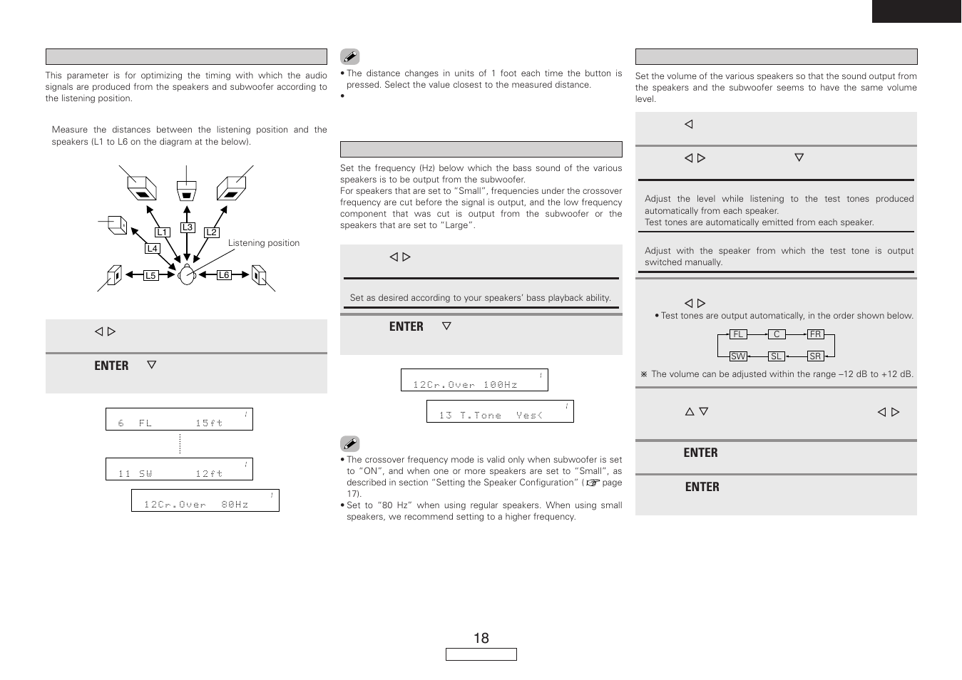 Denon AVR-487 User Manual | Page 21 / 52