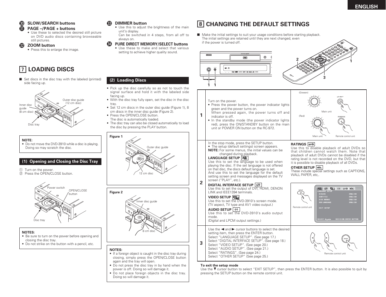 Denon DVD-3910 User Manual | Page 15 / 43