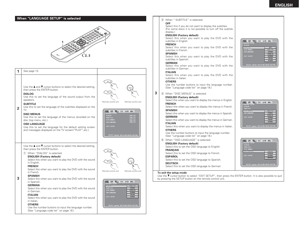 Denon DVD-3910 User Manual | Page 17 / 43