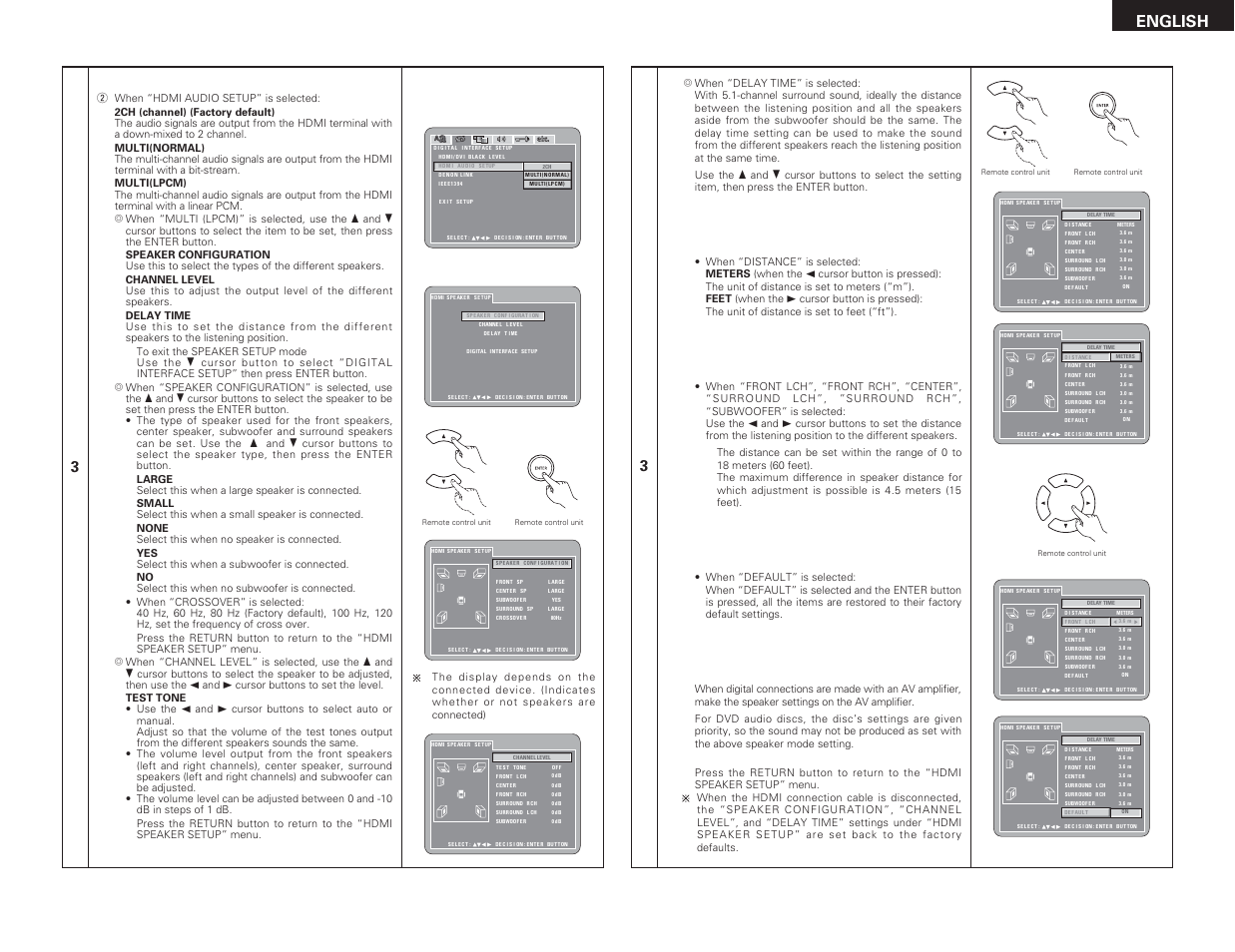 English | Denon DVD-3910 User Manual | Page 19 / 43