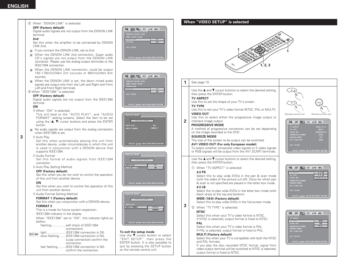 Denon DVD-3910 User Manual | Page 20 / 43