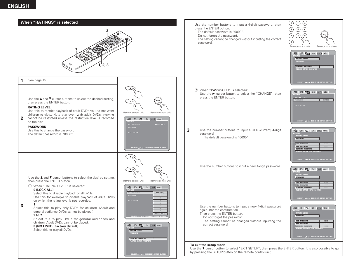 Denon DVD-3910 User Manual | Page 24 / 43